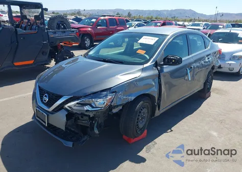 2017 Nissan Sentra S z USA, uszkodzony, nr VIN 3N1AB7AP2HY254672